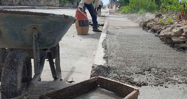 Pavimentarán 150 metros de calle en junta auxiliar de Zacatlán