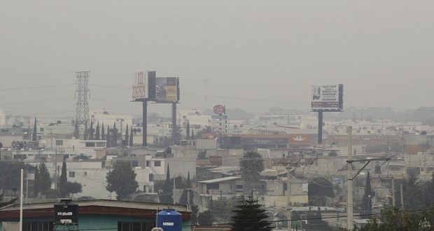 Puebla capital inicia 2020 contaminada por humo de pirotecnia