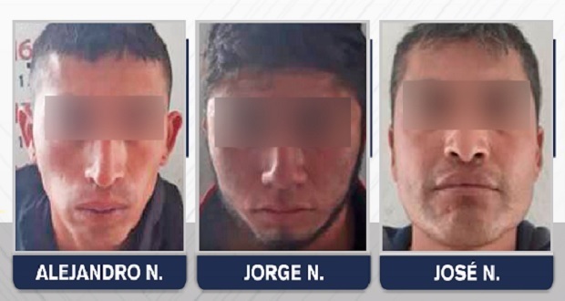 Vinculan a proceso a tres hombres por robo de mercancía