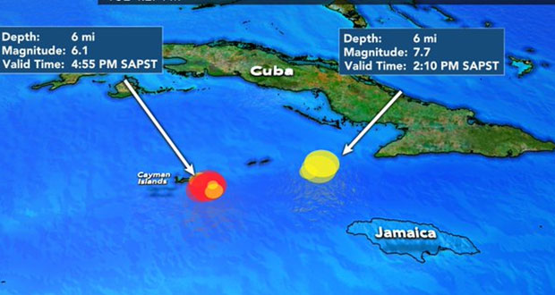 Veracruz y Península de Yucatán perciben sismo en el mar Caribe
