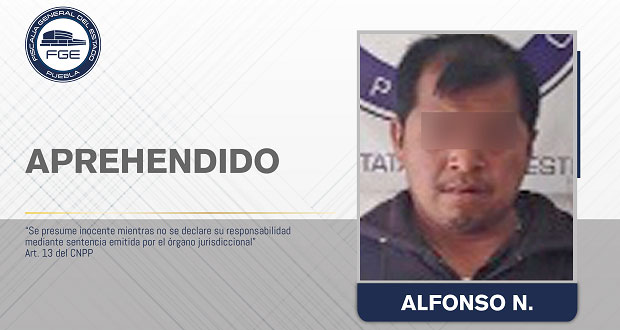 FGE captura a presunto responsable de violar a dos niñas en Acajete