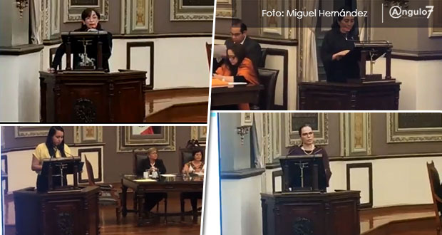 Bancadas en Congreso de Puebla se pronuncian sobre feminicidios