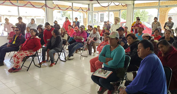 Colonos de Huejotzingo exigen al ayuntamiento seguridad ante asaltos