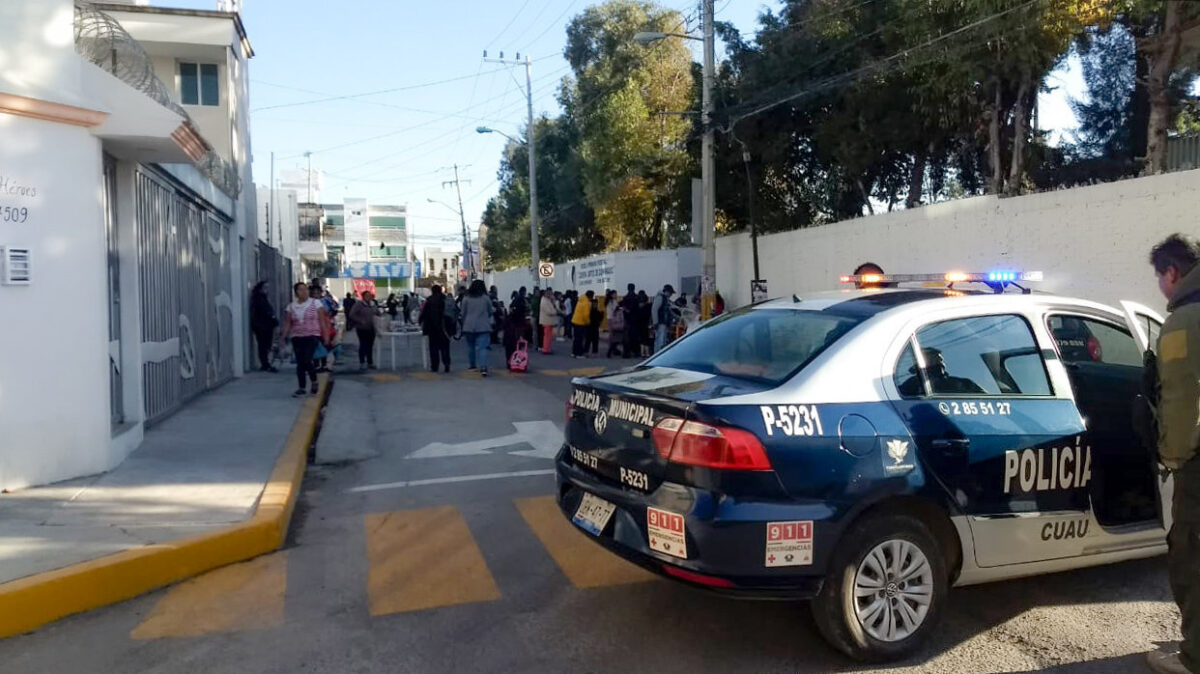En Cuautlancingo, refuerzan el Programa Mi Escuela Segura