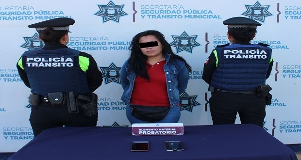 SSC detiene a mujer por robo de celulares a usuarias de la RUTA