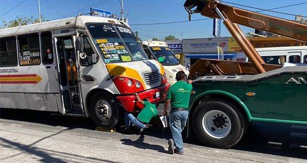 Detiene SMT 18 unidades del transporte público y mercantil
