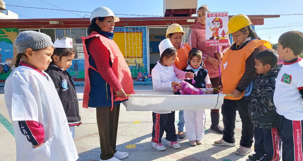 Fomenta preescolar antorchista cultura de prevención