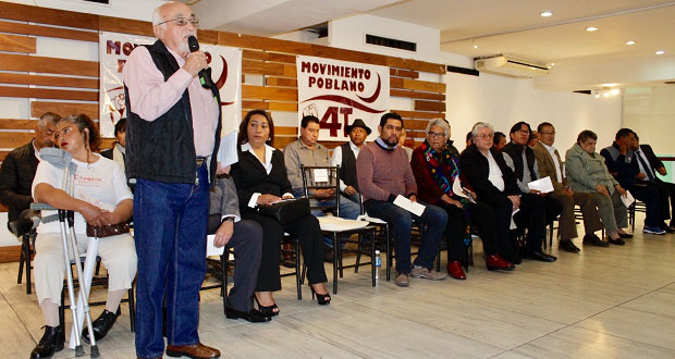 Surge Movimiento Poblano por la 4T, para apoyar a AMLO