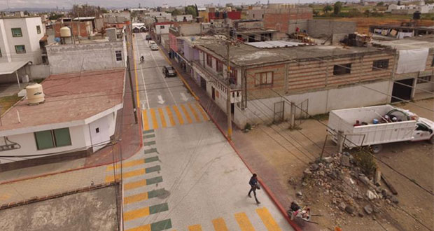 Karina Pérez inaugura rehabilitación de calle con inversión de 7 mdp