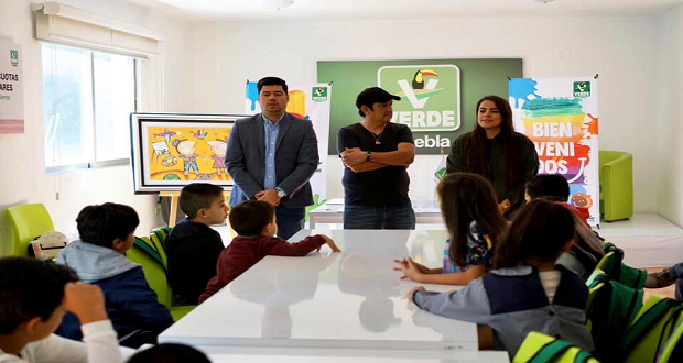 Partido Verde inaugura taller artístico para niños en Puebla