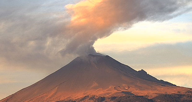 Popocatépetl continúa en Amarillo Fase Dos, informa PC