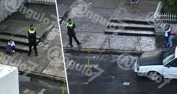 Recuerdan a policía poblano que cuidó a niña de primaria