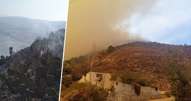 Registra Puebla 23 incendios forestales; emiten recomendaciones