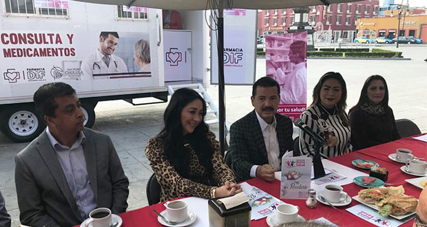 En San Pedro Cholula, arrancan Farmacia-DIF y consultorio móvil
