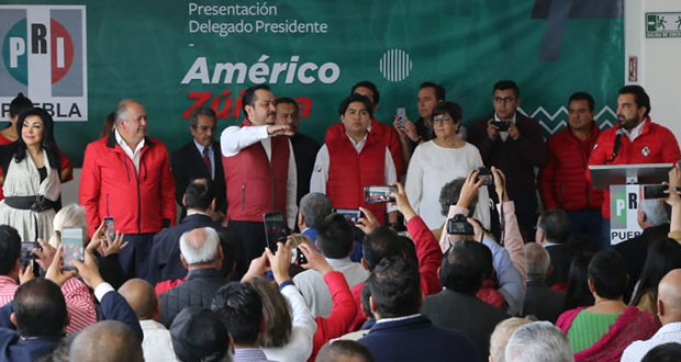 Américo Zúñiga llega a la dirigencia del PRI de Puebla