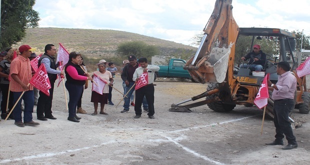 Comuna de Tepexi de Rodríguez inicia obras de alcantarillado