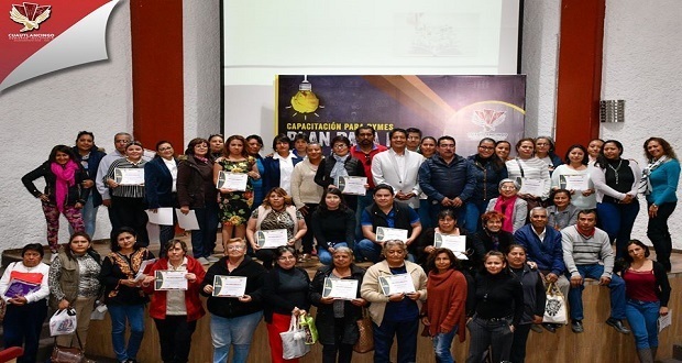 Capacita Comuna de Cuautlancingo a 80 Pymes de diversos giros