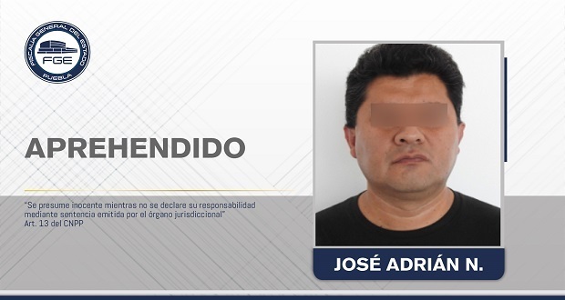 Hombre es aprehendido por estupro de hija de su pareja en Puebla