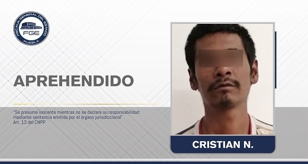 Fiscalía de Puebla reaprehende a un hombre por narcomenudeo