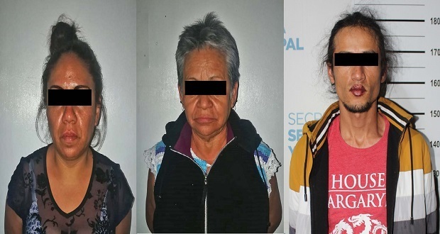 En Puebla capital, detienen a cuatro por diversos robos