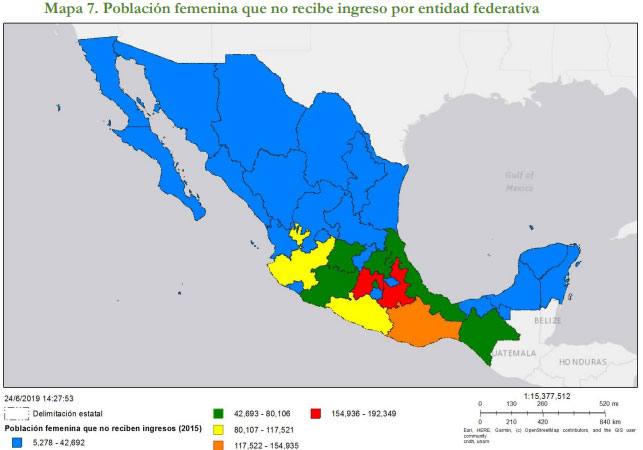 Puebla y Edomex, con mayor población de mujeres sin ingresos propios: CNDH