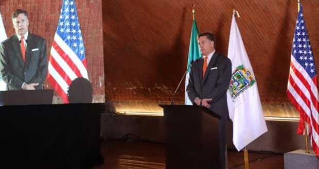 Gobierna estatal reúne a Pymes poblanas con embajador de EU