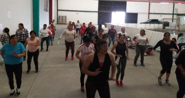 Inician en Ocoyucan taller gratuito de zumba