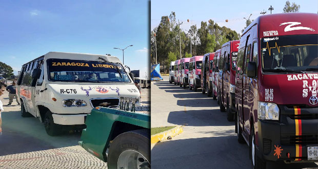 Remiten 26 unidades del transporte público y mercantil al corralón