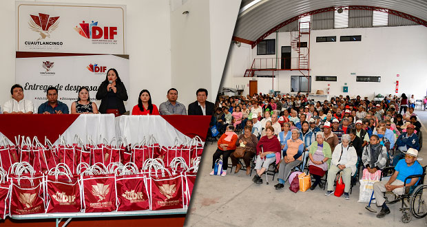 Ayuntamiento de Cuautlancingo da despensas a grupos vulnerables