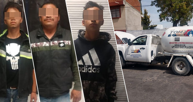 Detienen a tres con pipa presuntamente robada en colonia Álamos