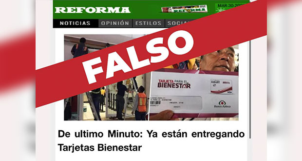 Falso que Bienestar ofrezca tarjetas bancarias con apoyos, aclaran