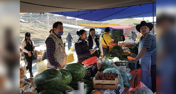Pide Cuautlancingo a establecimientos y mercados mantener distancia