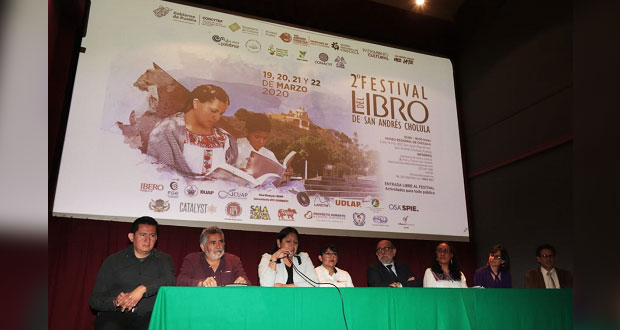 En San Andrés Cholula, presentan segundo Festival del Libro