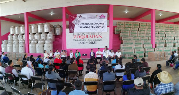 Secretaría de Bienestar entrega más de 3 mil acciones en Zoquiapan