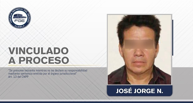 Vinculan a proceso a sujeto por violencia familiar en Puebla
