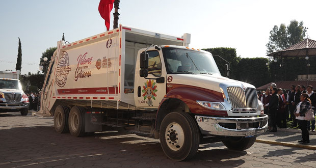 San Andrés Cholula comienza a dar servicio recolector de basura