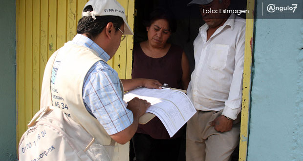 Este lunes inicia censo del Inegi; en Puebla, más de 10 mil entrevistadores