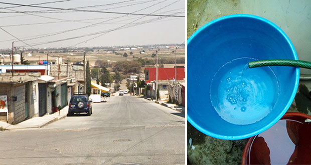 Agua de Puebla cobra caro su mal servicio en Barranca Honda: vecinos