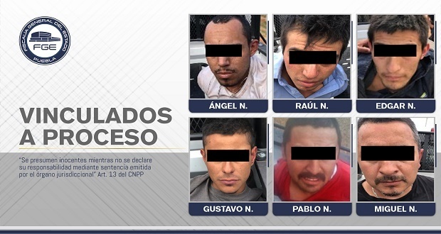Vinculan a proceso a banda de “El Malo” detenida en Chignahuapan