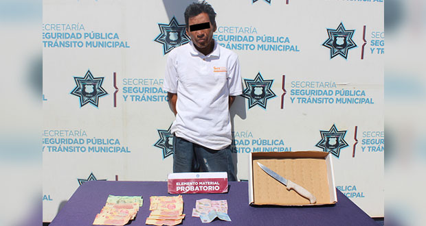 SCC detiene a presunto asaltante de Oxxo en Centro Histórico