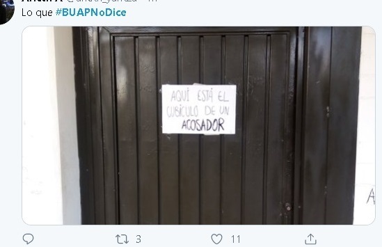 Alumnos posicionan hashtag #BUAPNoDice para denunciar acoso en universidad