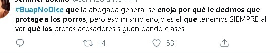 Alumnos posicionan hashtag #BUAPNoDice para denunciar acoso en universidad