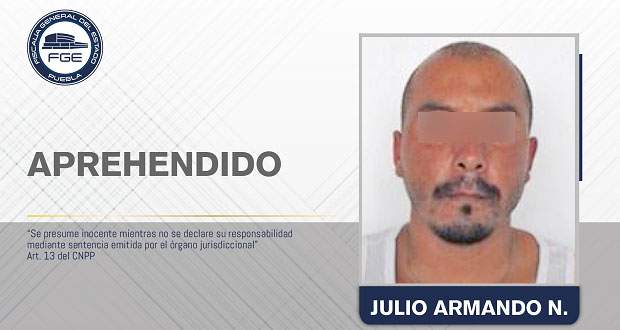 Aprehenden a sujeto por la desaparición de su concubina en Atlixco
