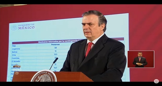 Frontera entre México y EU permanece abierta pese a Covid.19: Ebrard