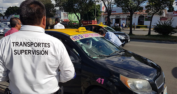 Van 500 unidades retiradas por dar servicio pirata en Puebla: Aréchiga