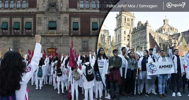 Alumnos de UNAM e IPN respaldan paro de BUAP y protestan en CDMX