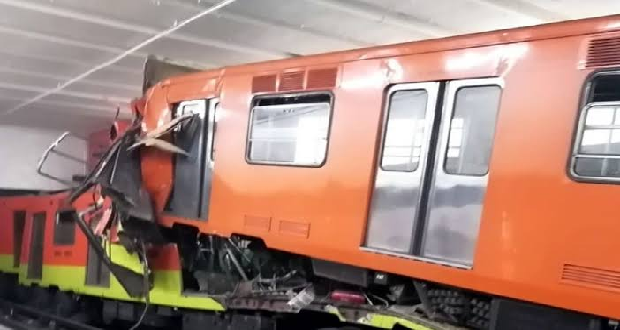 Un muerto y 41 heridos por choque de trenes en Metro Tacubaya