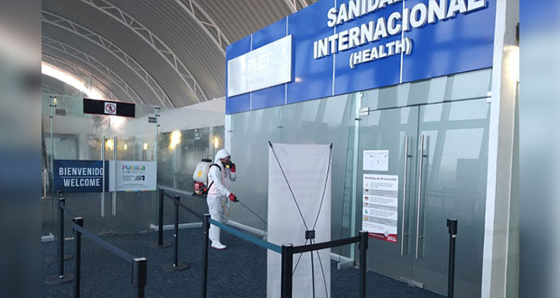 Aeropuerto Hermanos Serdán aplica medidas de prevención por Covid-19