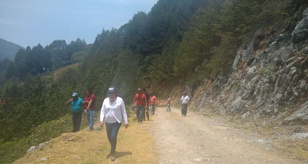 Comisión de Búsqueda labora en Ajalpan para encontrar a Natalia