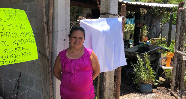 Habitantes de Juan Galindo y Huauchinango piden despensas